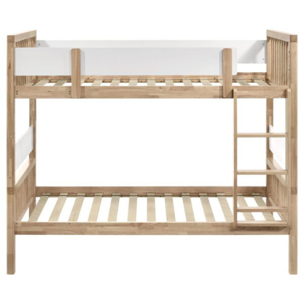Dakota - Wood Twin Over Twin Bunk Bed - Natural - Image 2