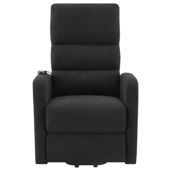 Amsdell - Upholstered Power Lift Recliner With Remote - Black - Image 2