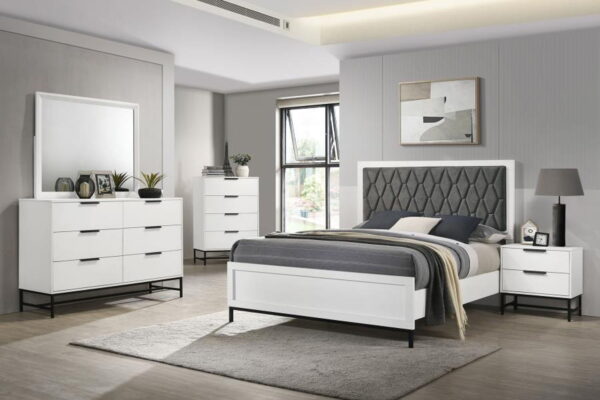 Sonora - 4-Drawer Bedroom Chest - White - Image 5