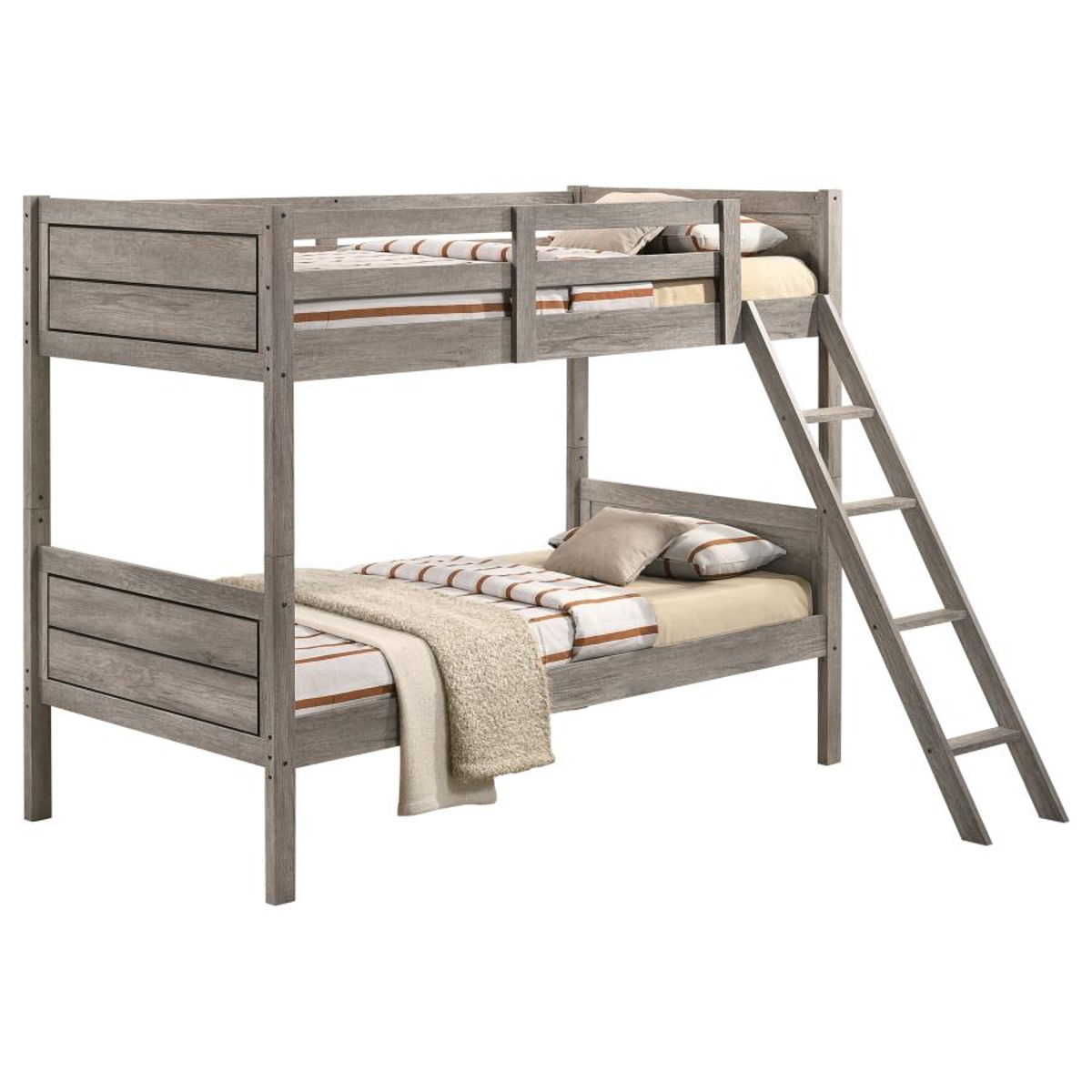 Ryder - Wood Bunk Bed With Mattress - Image 3