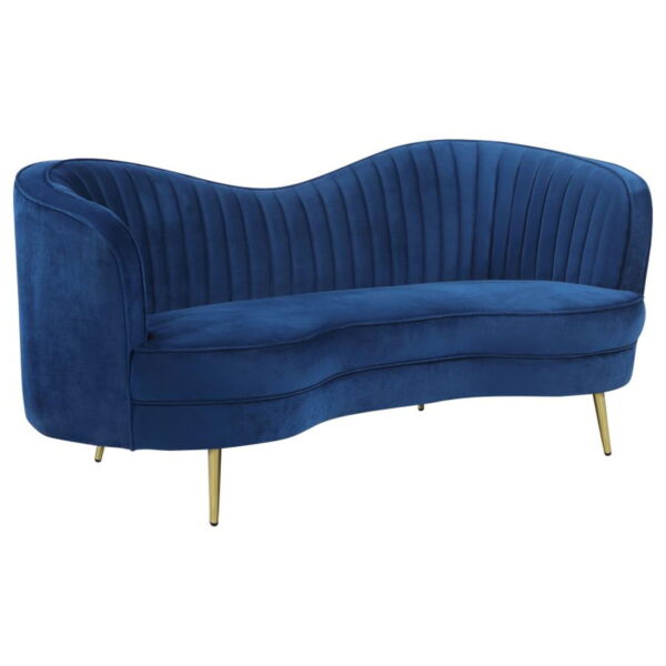 Sophia - Upholstered Channel Tufted Sofa Set - Image 48