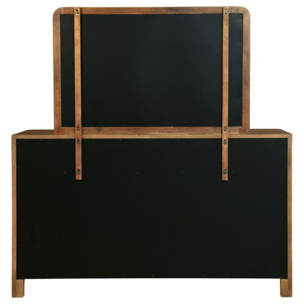 Maderia - 8-Drawer Dresser And Mirror - Walnut - Image 11