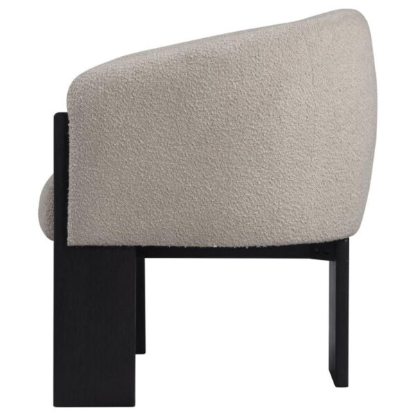 Valdez - Boucle Upholstered Barrel Back Accent Chair - Image 15