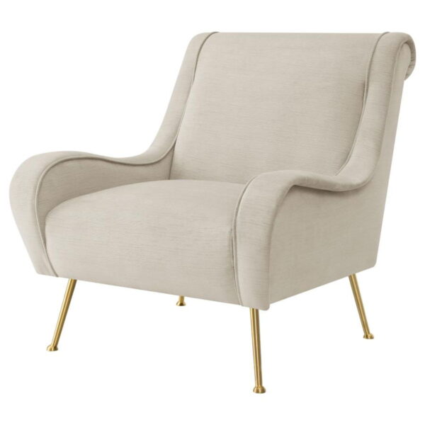 Ricci - Upholstered Saddle Arm Accent Chair - Image 15