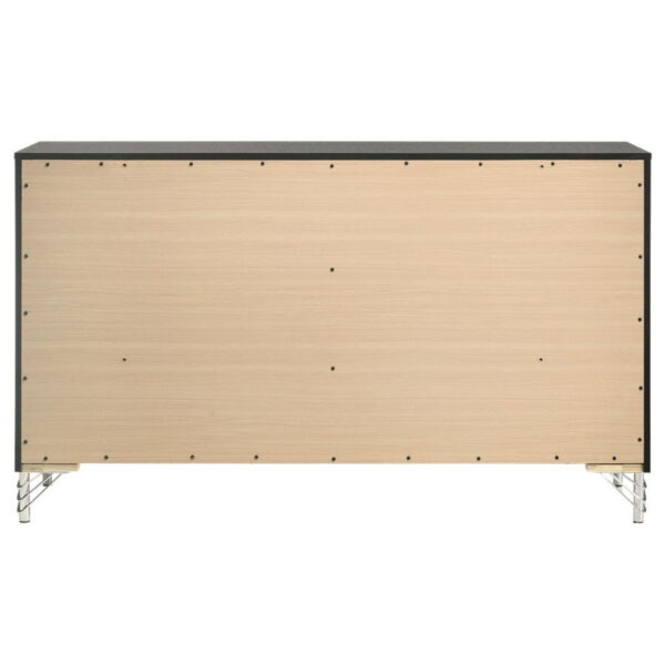 Lucia - 6-Drawer Dresser Cabinet - Black - Image 12