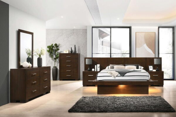 Jessica - Wood LED Panel Bed - Image 14