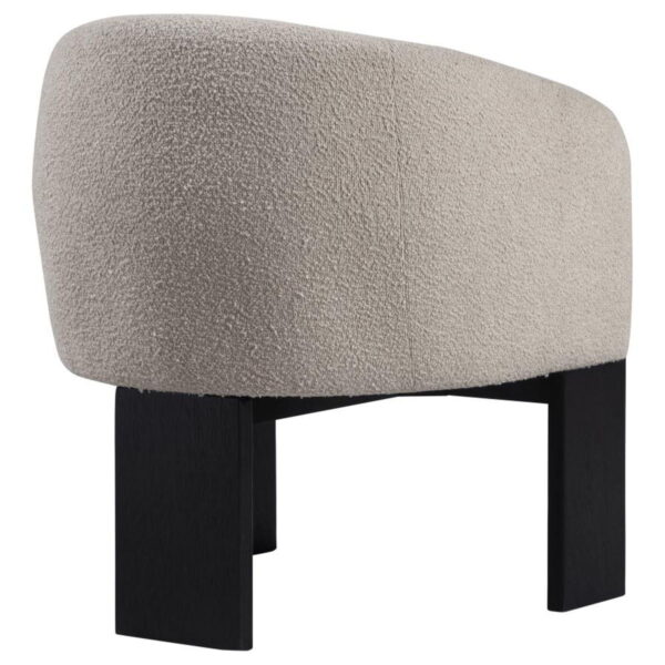 Valdez - Boucle Upholstered Barrel Back Accent Chair - Image 11