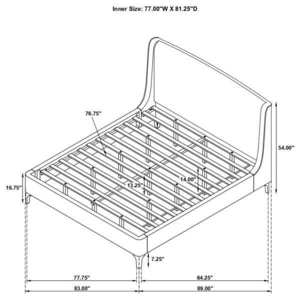 Mosby - Upholstered Wingback Bed - Image 7