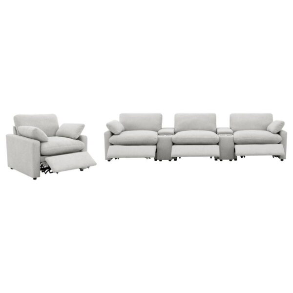 Collins - Upholstered Power Recliner Chair - Image 6