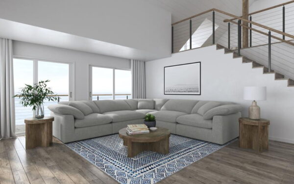 Raleigh - Boucle Upholstered Modular Sectional - Image 29
