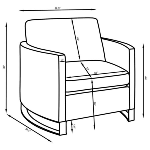 Corliss - Upholstered Arched Arm Sofa Set - Image 37