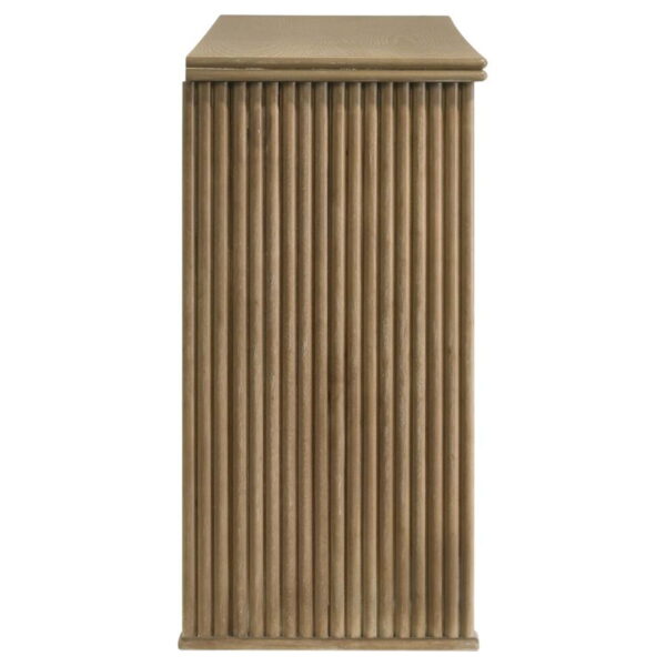 Adina - 2-Door Sideboard Server - Distressed Light Brown - Image 4