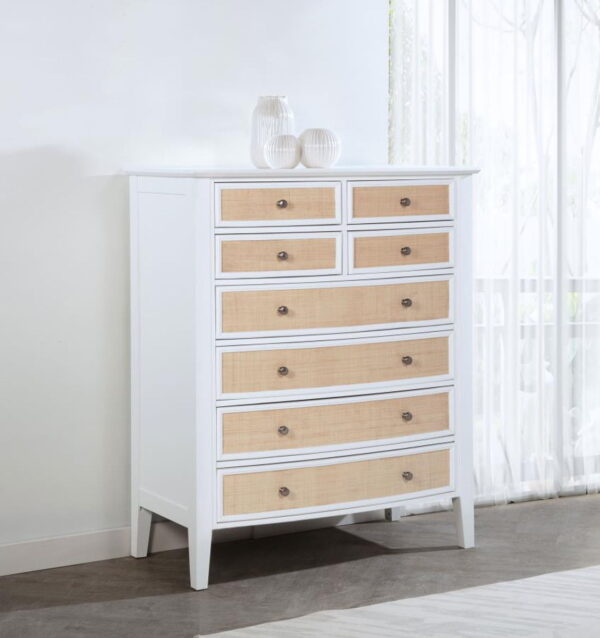 Bexhill - 8-Drawer Chest Of Drawers - White - Image 5