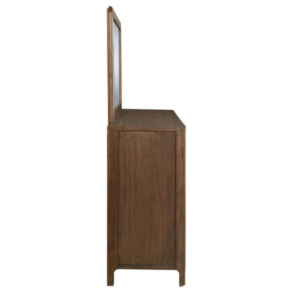 Maderia - 8-Drawer Dresser And Mirror - Walnut - Image 10