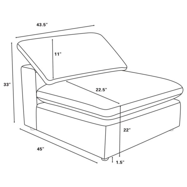 Raleigh - Boucle Upholstered Modular Sectional - Image 27
