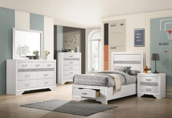 Miranda - Wood Storage Panel Bed - Image 9