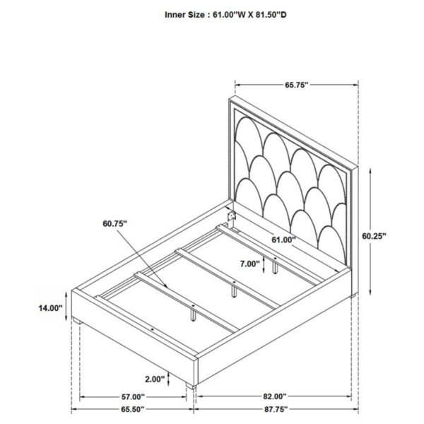 Bowfield - Upholstered Panel Bed - Image 7