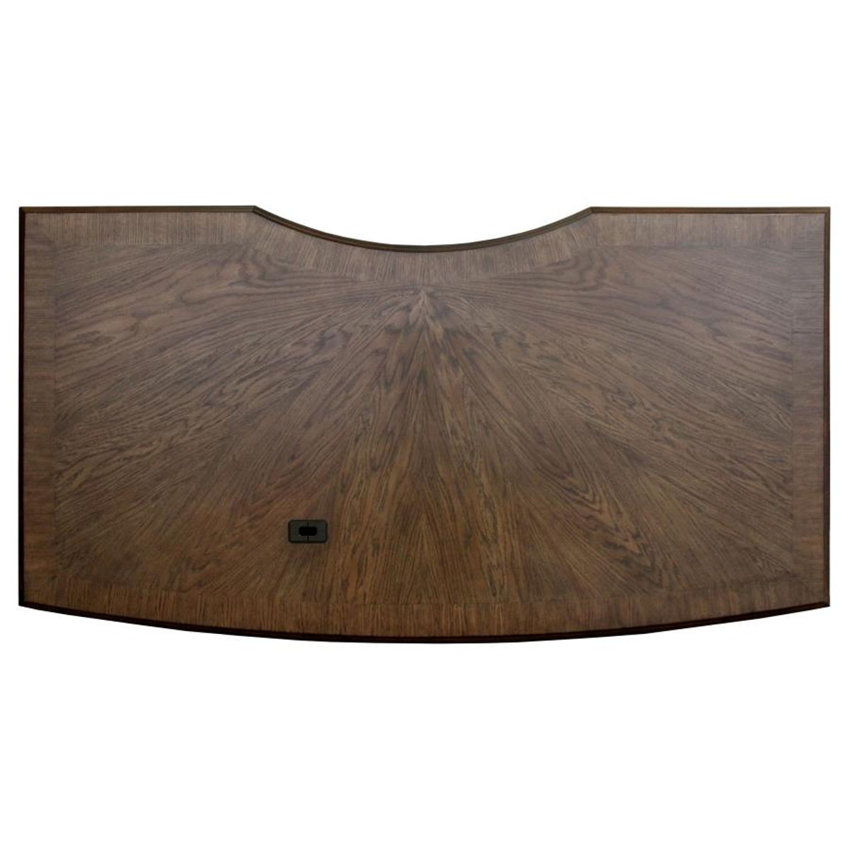 Hartshill - 7-Drawer Executive Desk - Burnished Oak - Image 4