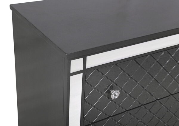 Refino - Bedroom Set - Gunmetal - Image 5