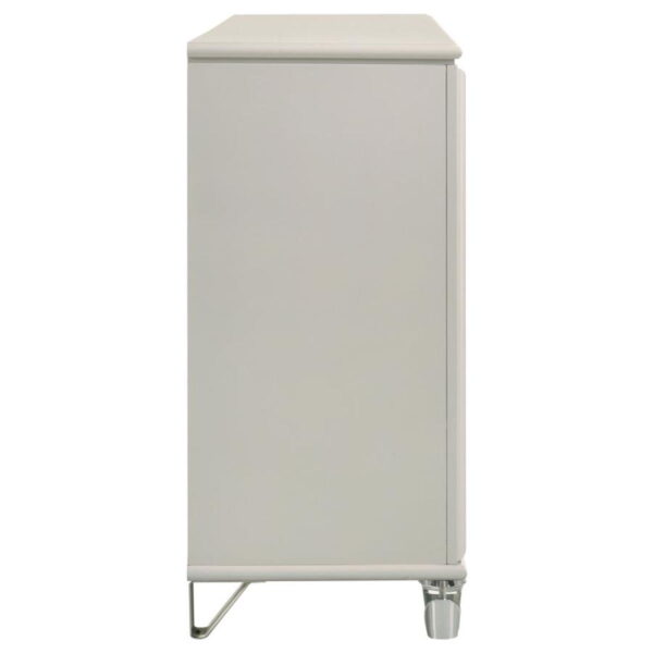 Olivia - 6-Drawer Dresser Cabinet - Pearl White - Image 14