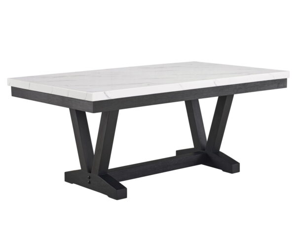 Vance - Dining Room Set - Charcoal / Dove - Image 2