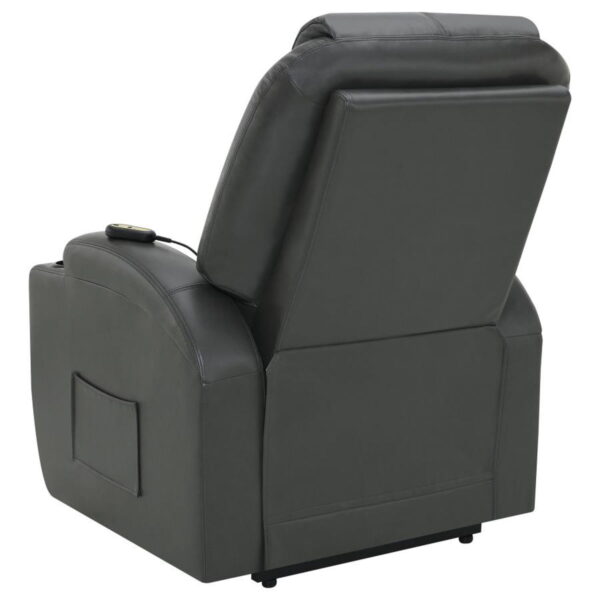 Sanger - Upholstered Power Lift Massage Recliner - Image 38