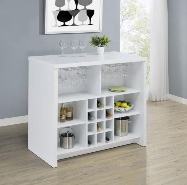 Topanga - Engineered Wood Freestanding Home Bar - Image 9