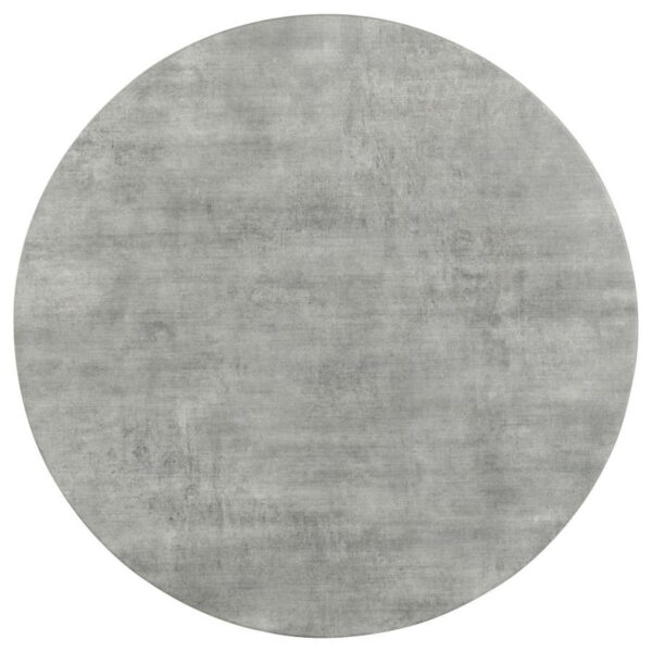 Neil - 5 Piece Round Dining Table Set Concrete - Gunmetal - Image 10