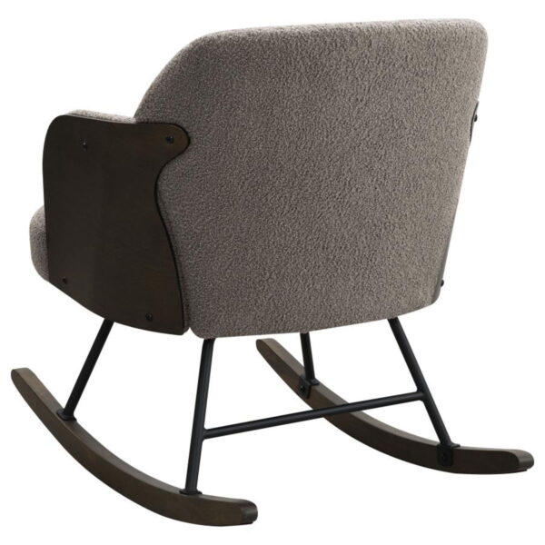 Paige - Boucle Upholstered Mid Back Rocking Chair - Image 20