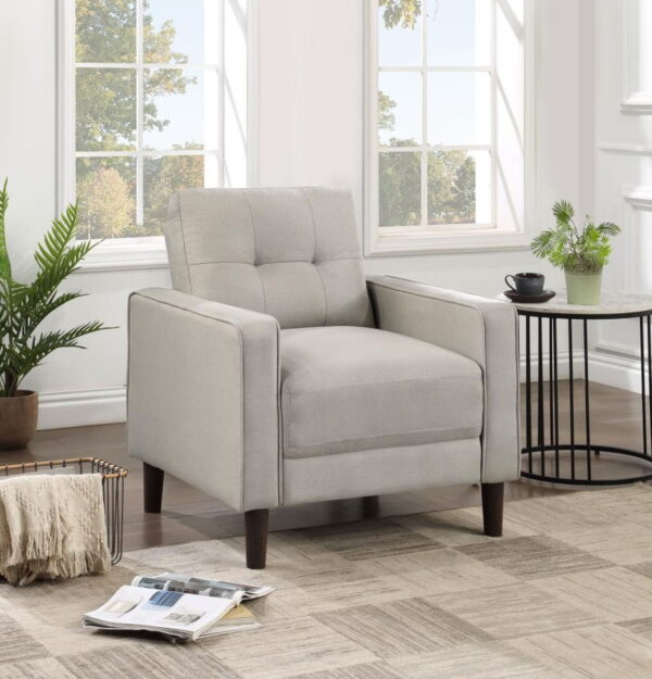 Bowen - Upholstered Track Arm Tufted Accent Chair - Image 20