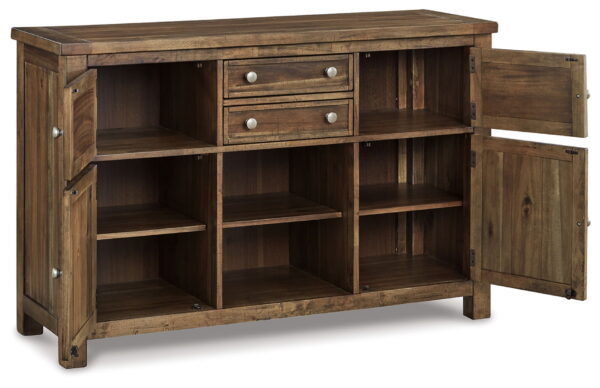 Moriville - Grayish Brown - Dining Room Server - Image 9