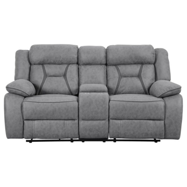 Higgins - Upholstered Motion Reclining Sofa Set - Image 32