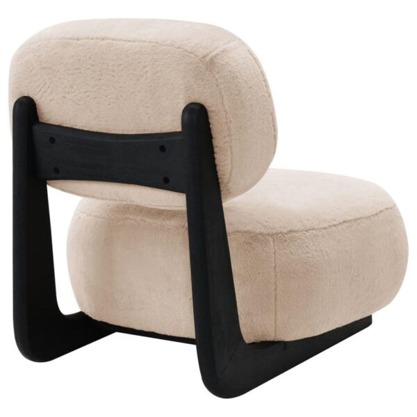 Duffie - Upholstered Armless Accent Chair - Camel - Image 10