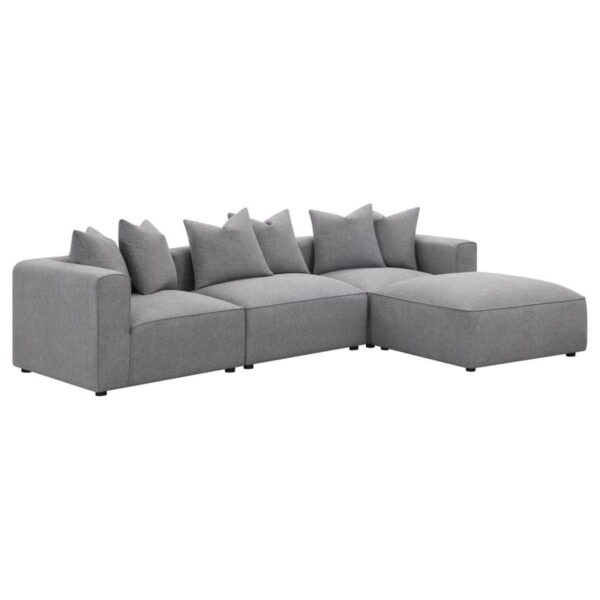 Jennifer - Square Upholstered Ottoman - Image 5