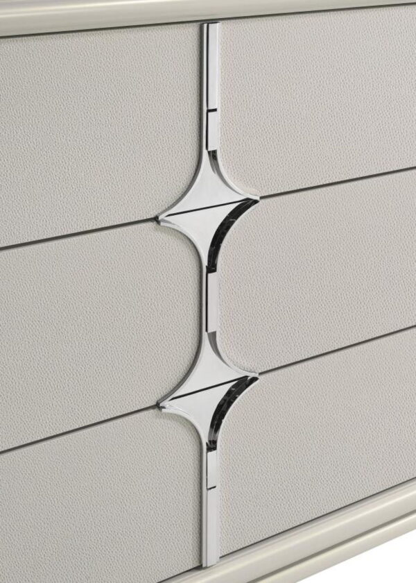 Olivia - 6-Drawer Dresser Cabinet - Pearl White - Image 9