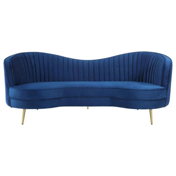 Sophia - Upholstered Channel Tufted Sofa - Image 14