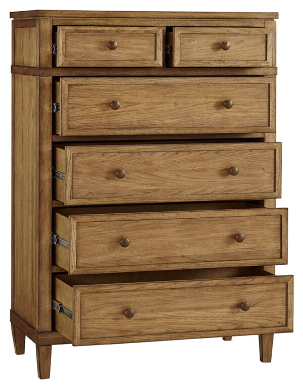 Sharlance - Brown - Six Drawer Chest - Image 6