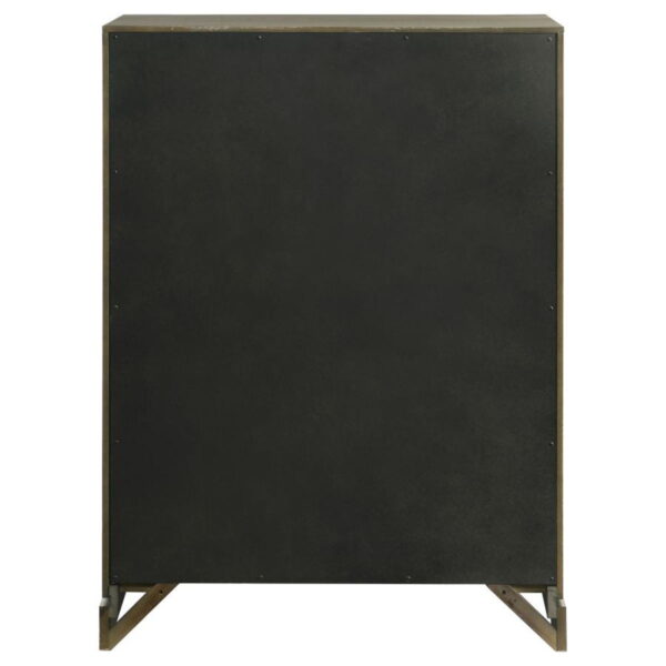 Gran Park - 5-Drawer Bedroom Chest Of Drawers - Dark Cocoa - Image 3