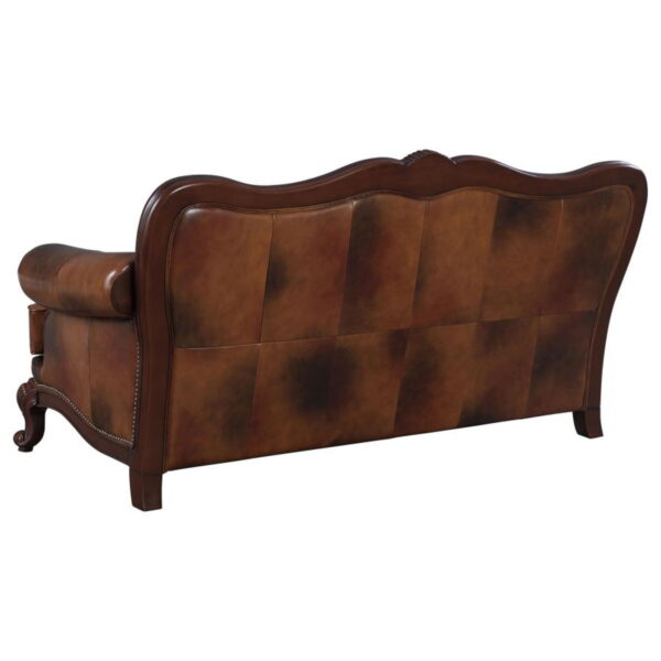 Victoria - Leather Upholstered Sofa Set - Image 6