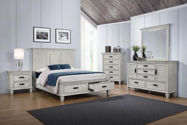 Franco - Wood Storage Panel Bed - Image 17