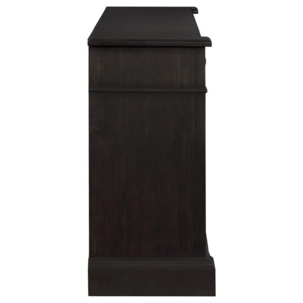 Phelps - 2 Door Sideboard Buffet Cabinet - Distressed Noir - Image 4