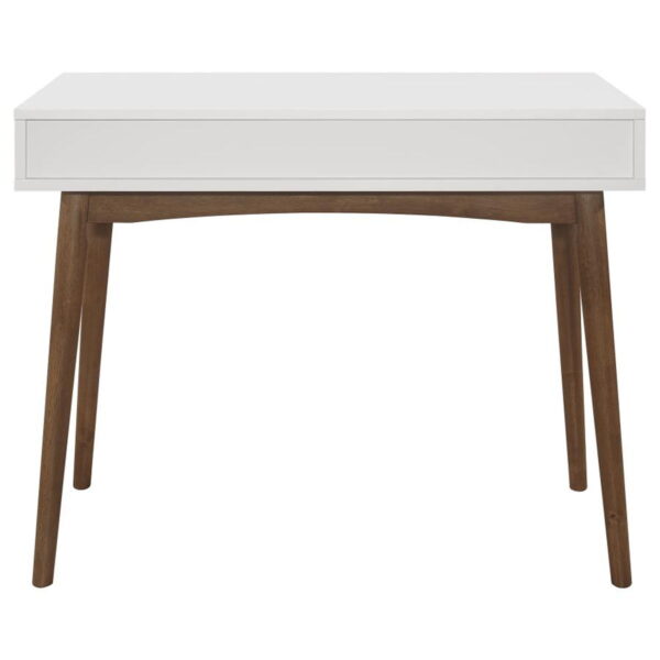 Bradenton - 1-Drawer Wood Writing Desk - White - Image 2