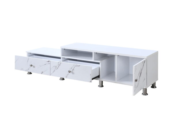 Tessa - TV Stand - White - Image 3