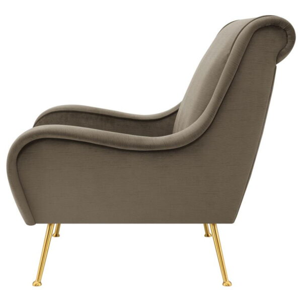 Ricci - Upholstered Saddle Arm Accent Chair - Image 8