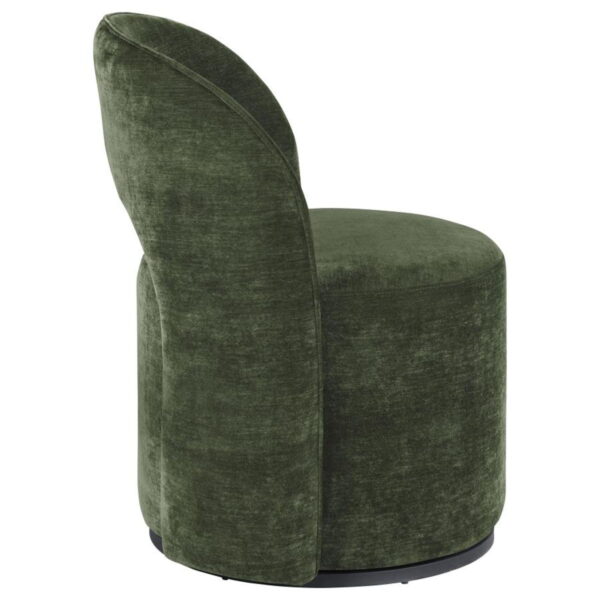 Harjo - Velvet Upholstered Swivel Accent Chair - Image 8