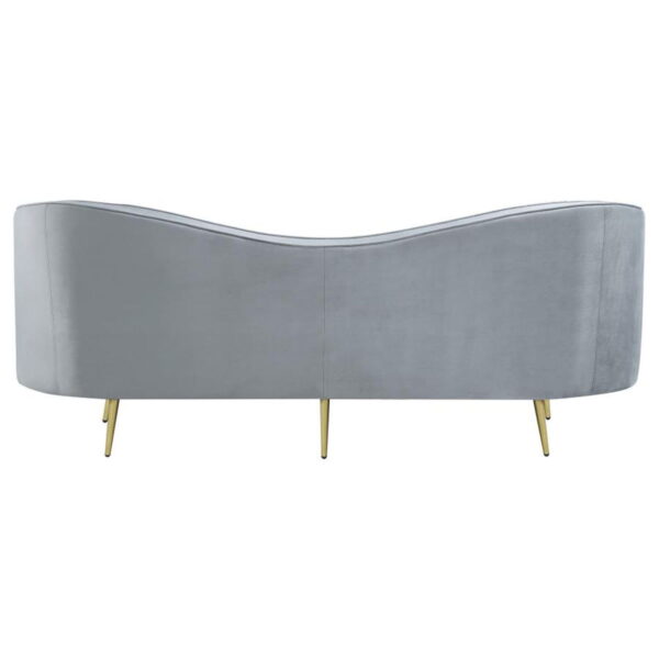 Sophia - Upholstered Channel Tufted Sofa - Image 20