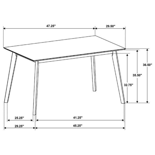 Robbie - 5 Piece Counter Height Dining Set - Walnut - Image 12