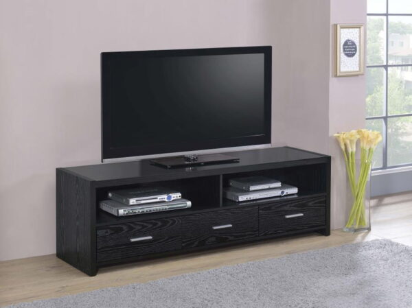 Alton - 3-drawer Black Oak TV Console - Image 6