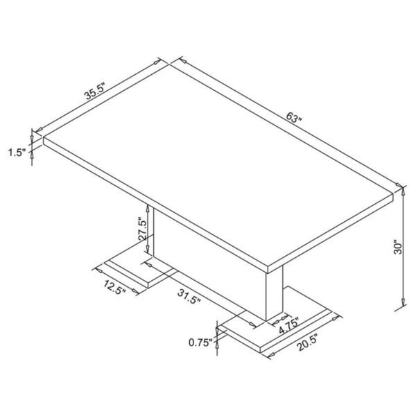 Anges - Dining Table Set - Image 2