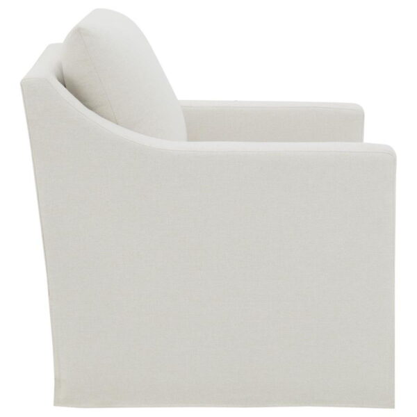 Winter - Upholstered Sloped Arm Accent Swivel Chair - Image 16